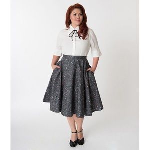 Constellation Retro Circle Skirt